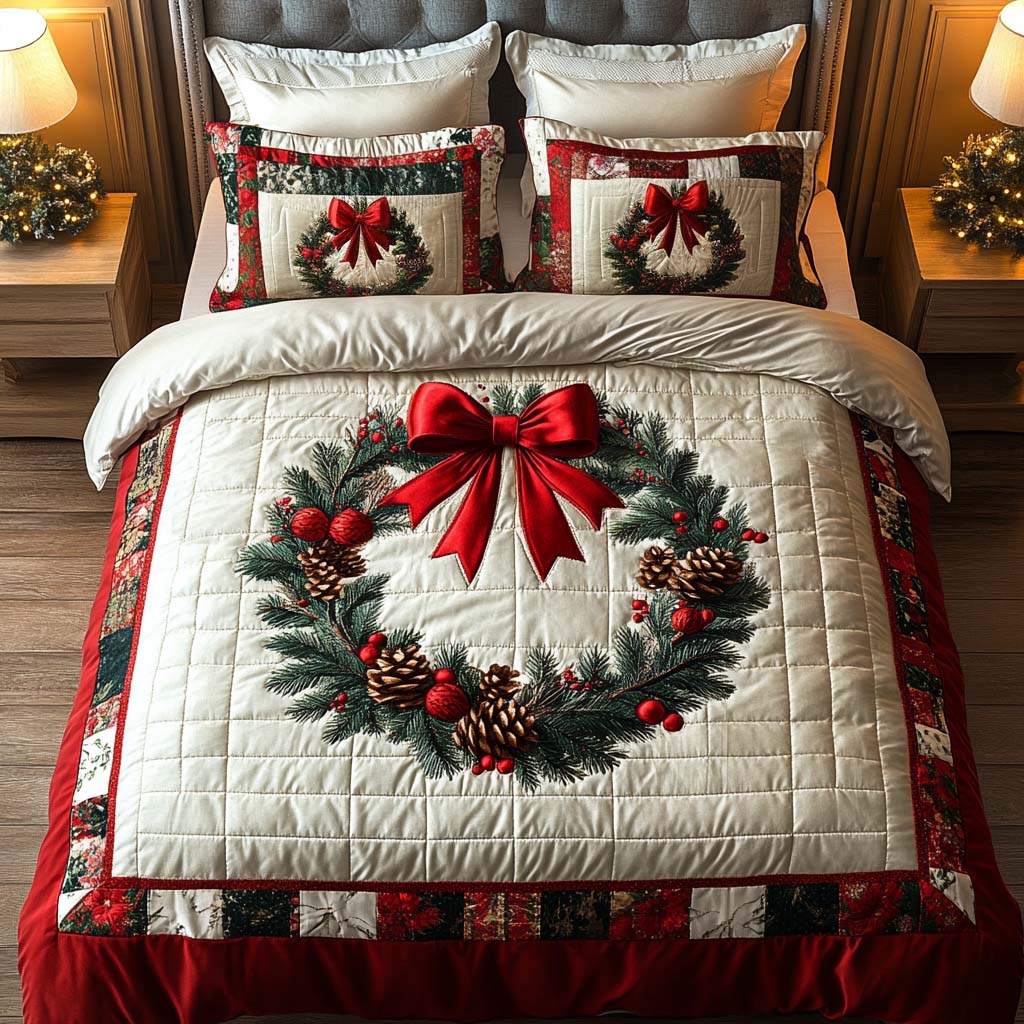 Silent Night -Piece Quilted Bedding Set VTQ-Myprintsy