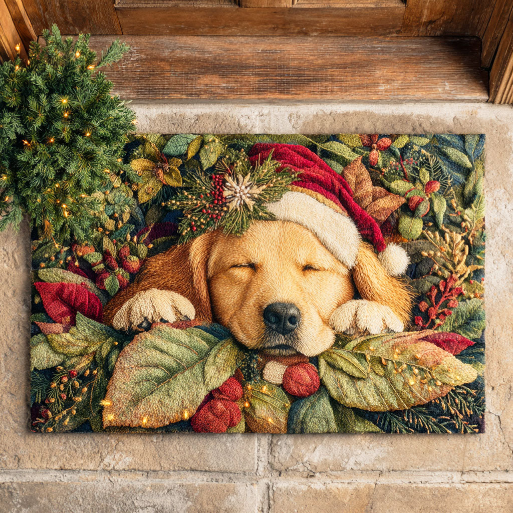 Sleeping Golden Eve Doormat VTQ-Myprintsy