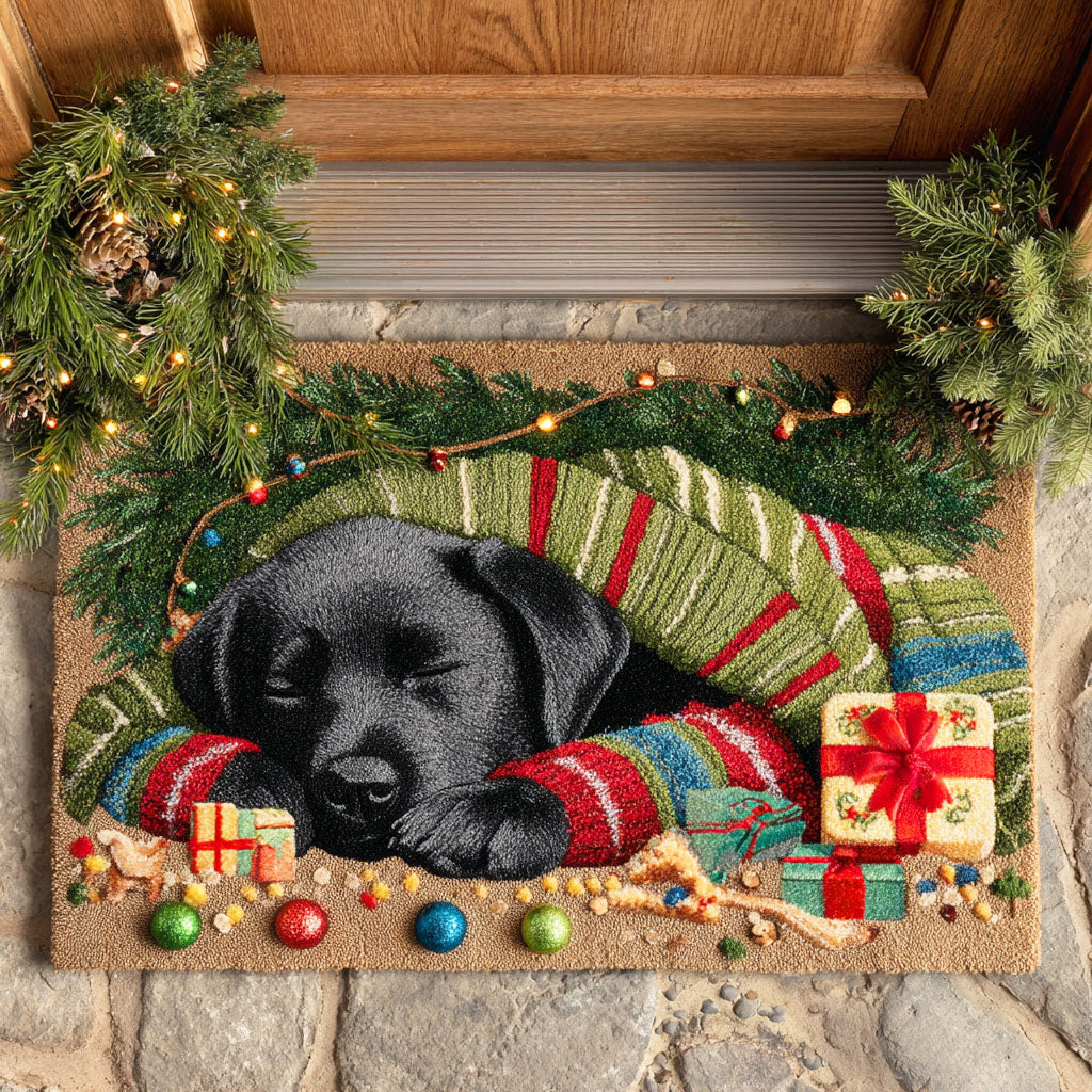 Sleeping Labrador Joy Doormat VTQ-Myprintsy