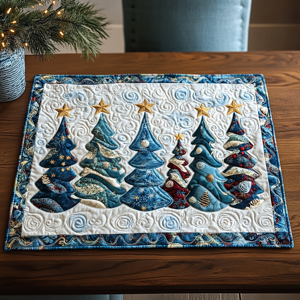 Sleigh Ride Comfort Quilted Placemat VTQ-Myprintsy