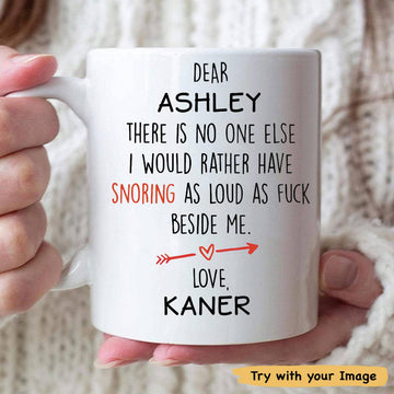 Snoring Loud Af Mug - Personalized Ceramic Mug - Gift For Him-Myprintsy