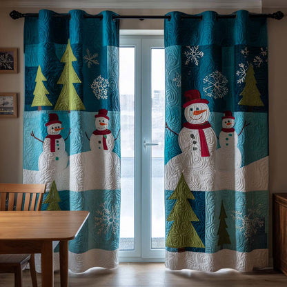 Snow Day Quilted Curtains VTQ-Myprintsy