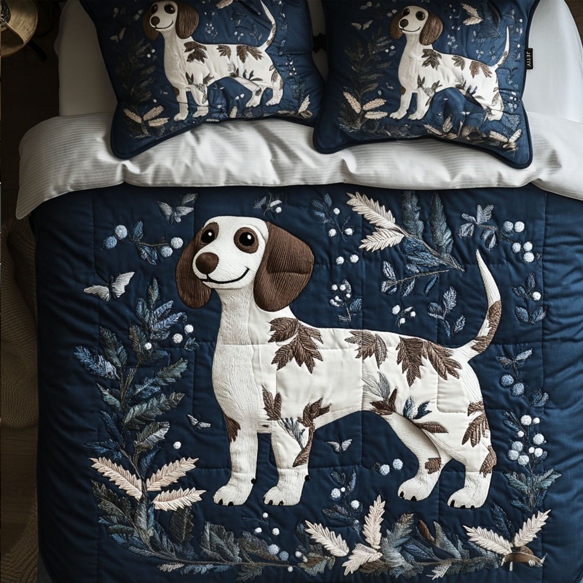 Snowbound Buddy -Piece Quilted Bedding Set VTQ-Myprintsy