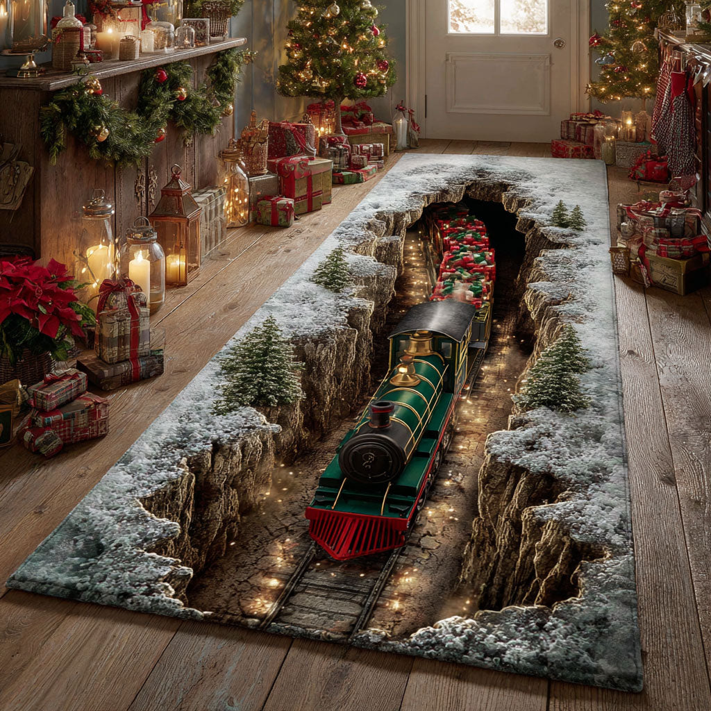 Snowbound Rail Ride Runner Carpet VTQ-Myprintsy