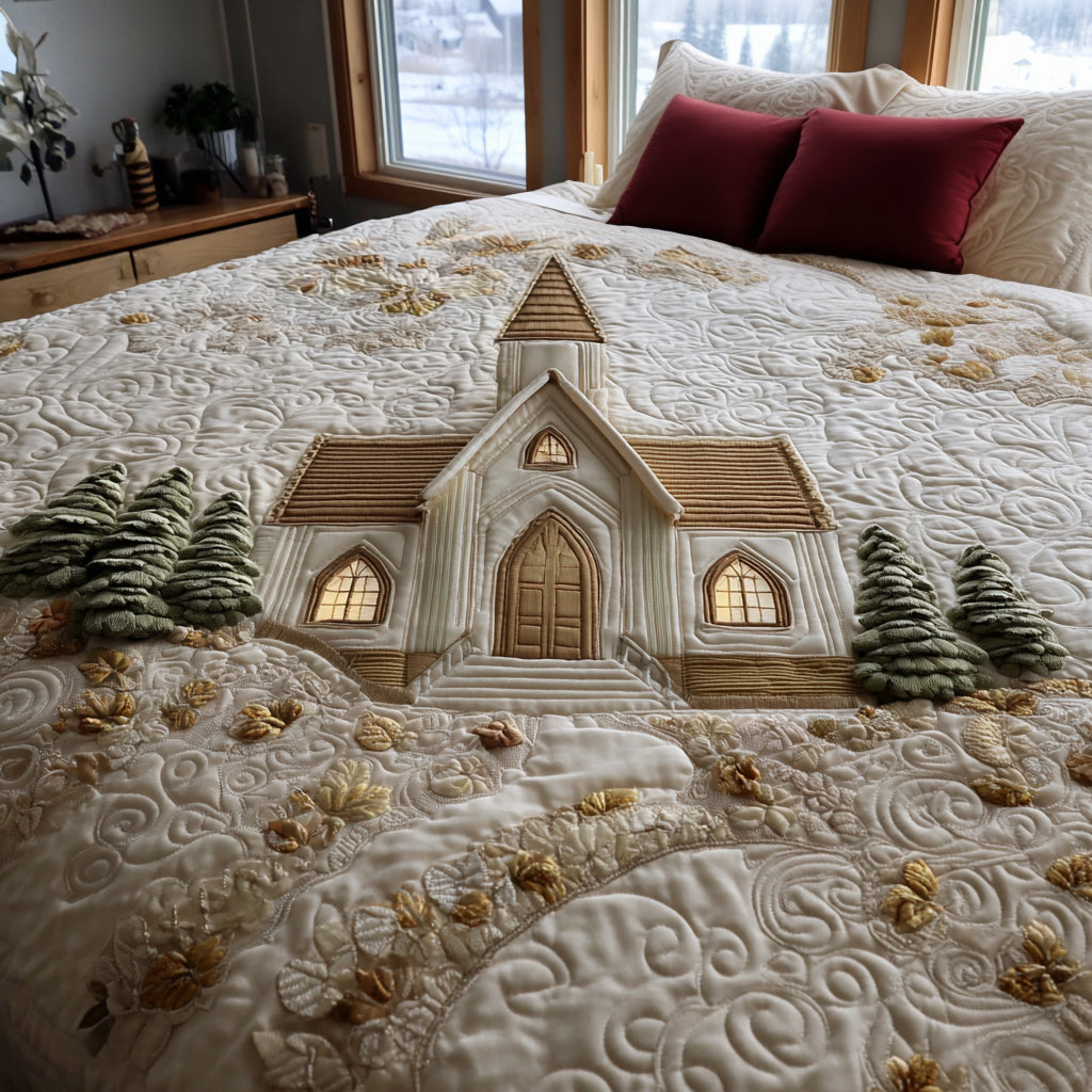 Snowland Dreams -Piece Quilted Bedding Set VTQ-Myprintsy