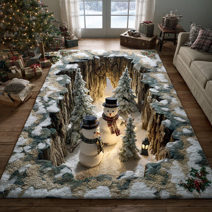 Snowman Frozen Hollow Area Rug VTQ-Myprintsy