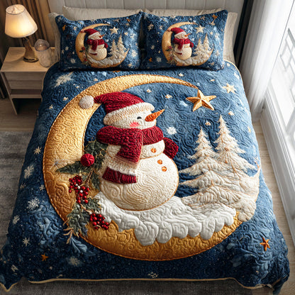 Snowmen Wonderland -Piece Quilted Bedding Set VTQ-Myprintsy
