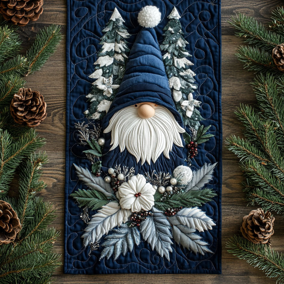 Snowy Cheer Quilted Table Runner VTQ-Myprintsy