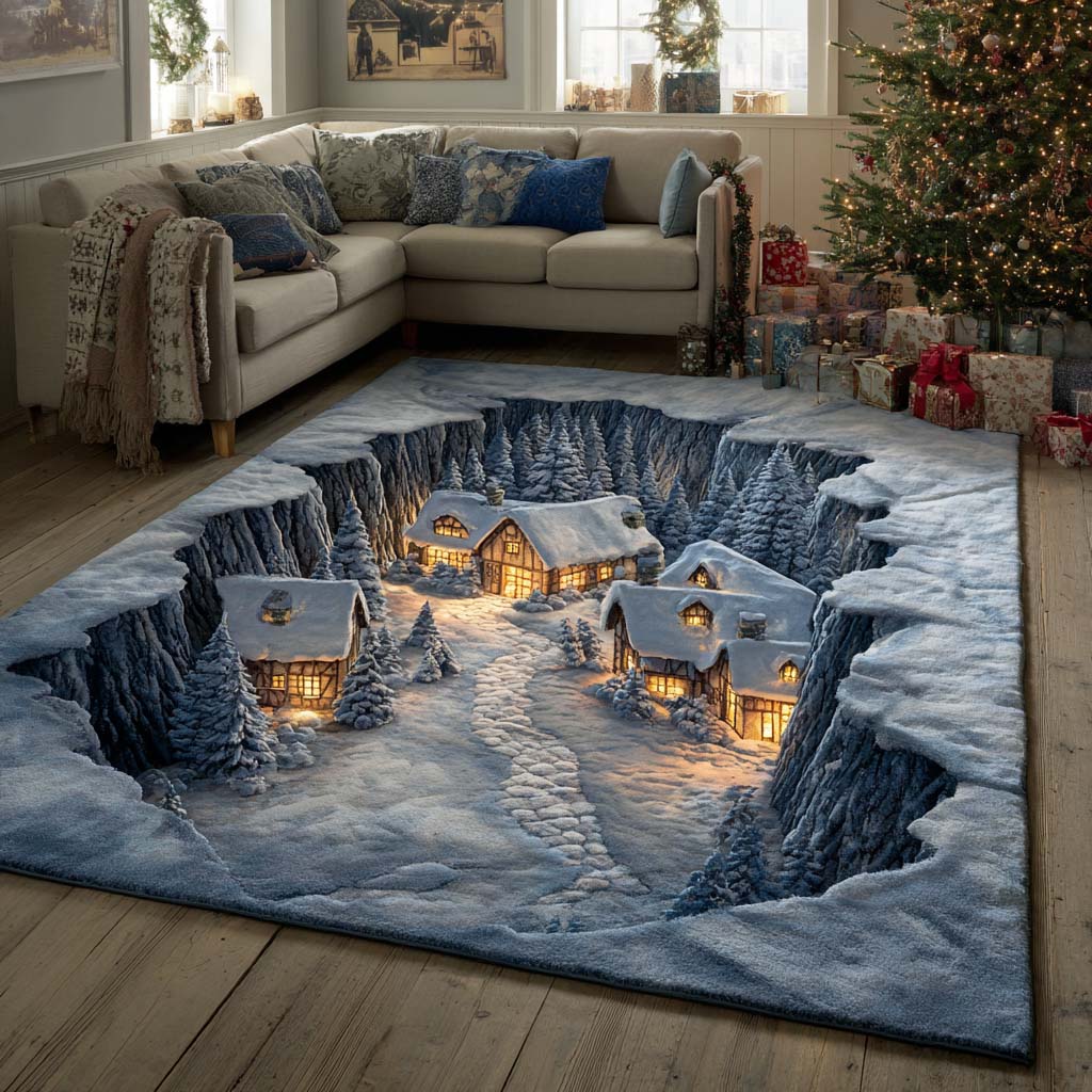 Snowy Haven Area Rug VTQ-Myprintsy