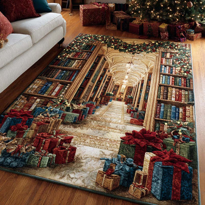 Snowy Reading Area Rug VTQ-Myprintsy