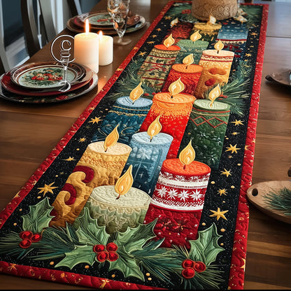 Sparkle Night Quilted Table Runner VTQ-Myprintsy