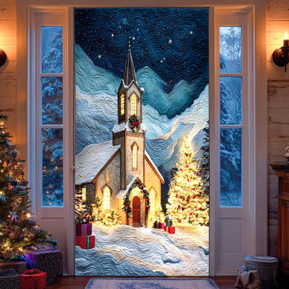 Spirit Chapel Quilted Door Cover VTQ-Myprintsy
