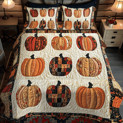 Spooky Harvest -Piece Quilted Bedding Set VTQ-Myprintsy