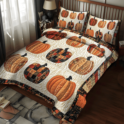 Spooky Harvest -Piece Quilted Bedding Set VTQ-Myprintsy