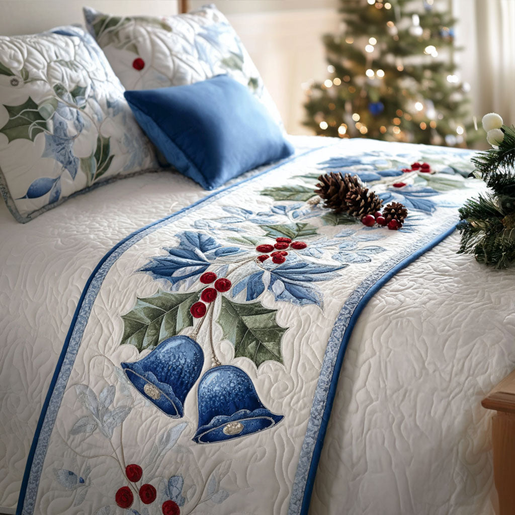 Starlight Bells Quilted Bed Runner VTQ-Myprintsy