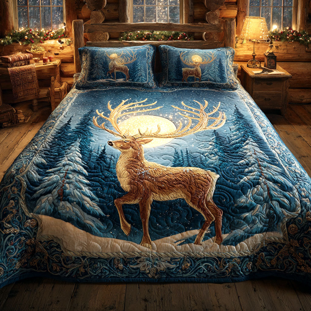 Starlight Forest -Piece Quilted Bedding Set VTQ-Myprintsy