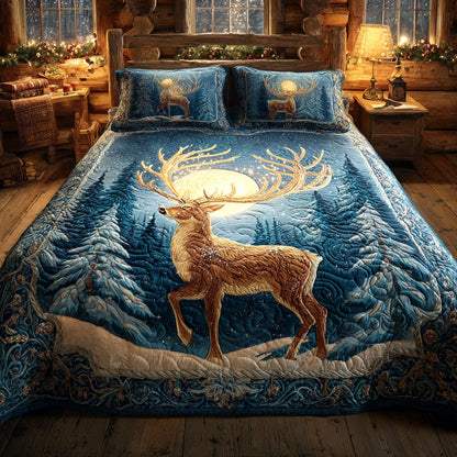 Starlight Forest -Piece Quilted Bedding Set VTQ-Myprintsy