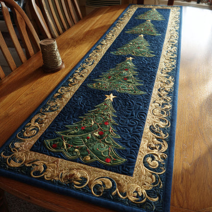 Starlit Pines Quilted Table Runner VTQ-Myprintsy