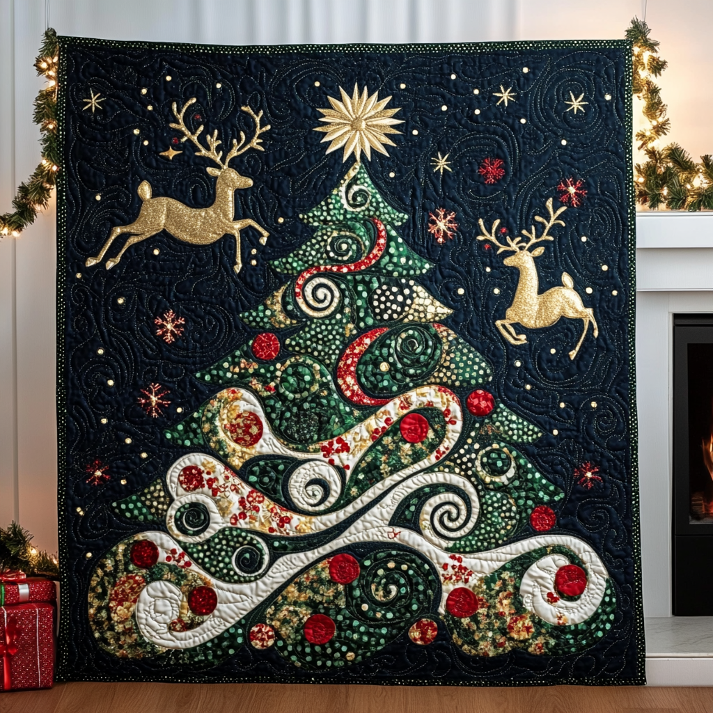 Starry Night Quilted Blanket VTQ-Myprintsy