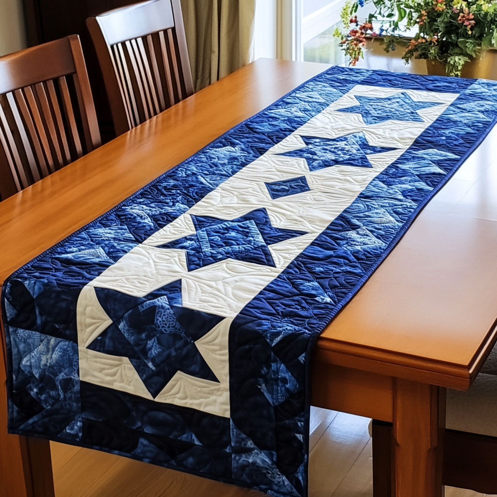 Starry Serenity Quilted Table Runner VTQ-Myprintsy