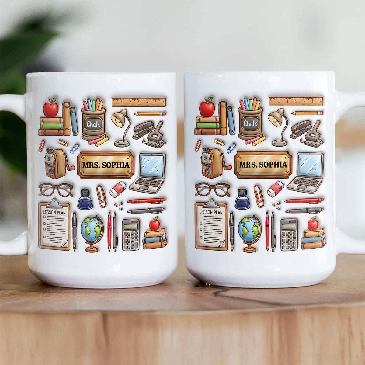Start Every School Day With Your Own Teacher - Personalized Coffee Mug-Myprintsy