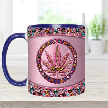 Stoner Chick - Personalized Weed Accent Mug-Myprintsy