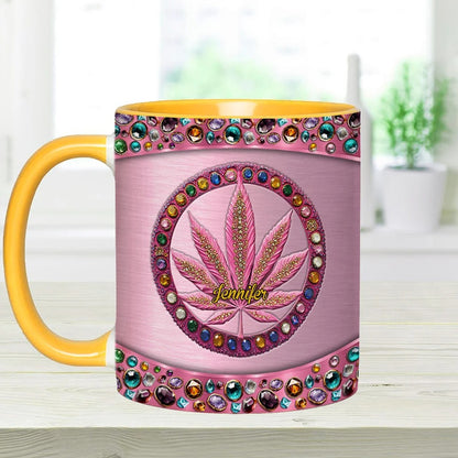 Stoner Chick - Personalized Weed Accent Mug-Myprintsy