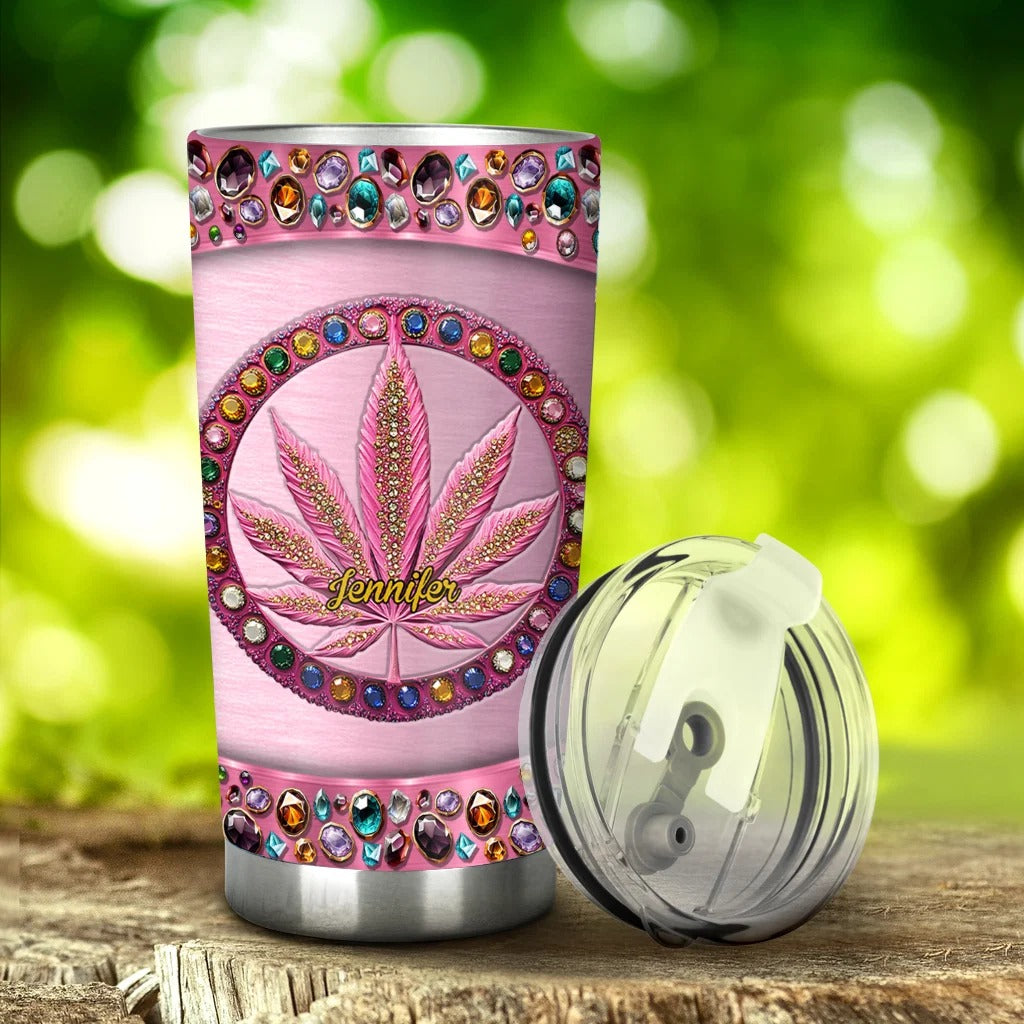 Stoner Chick - Personalized Weed Tumbler-Myprintsy