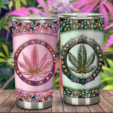 Stoner Chick - Personalized Weed Tumbler-Myprintsy