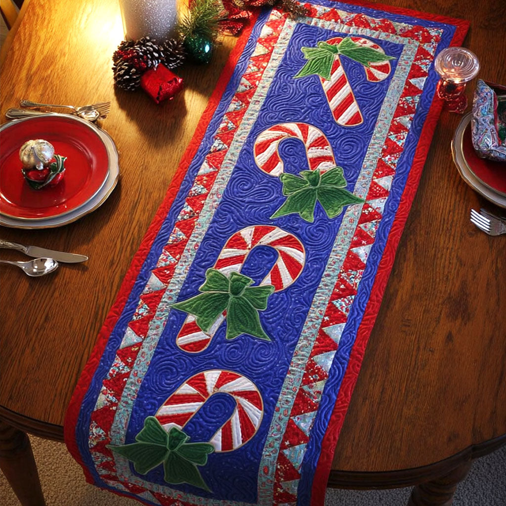 Sugarplum Dreams Quilted Table Runner VTQ-Myprintsy