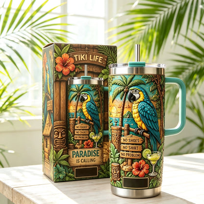 Summer Life - ersonalized Stainless Steel Travel Tumbler-Myprintsy