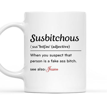 Susbitchous Definition - Personalized Coffee Mug-Myprintsy