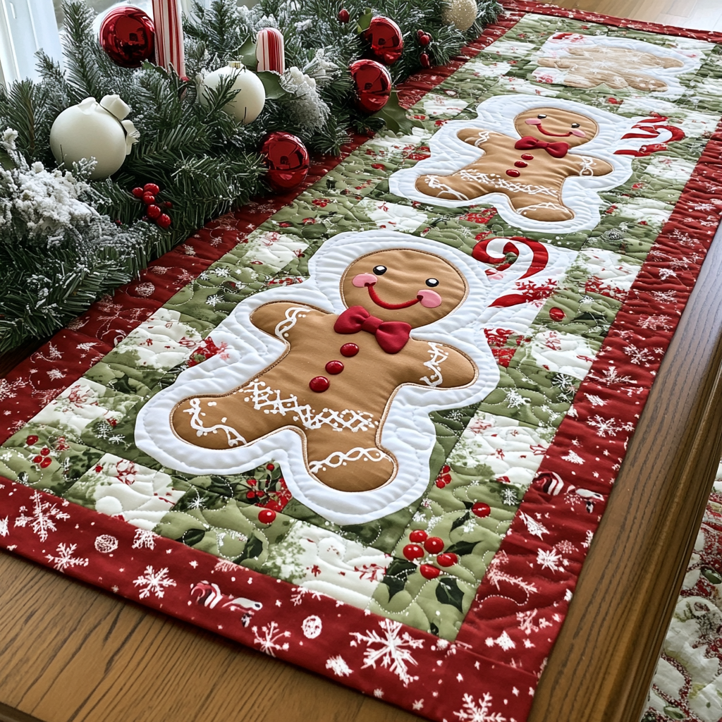 Sweet Spice Delight Quilted Table Runner VTQ-Myprintsy