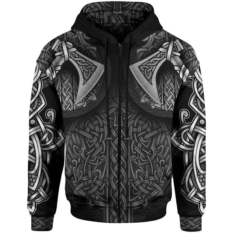 Sword & Shield Zip Hoodie