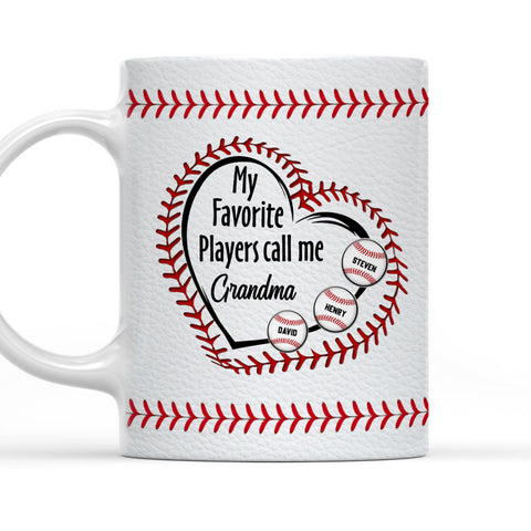 My Favorite Players Call Me - Personalized Coffee Mug