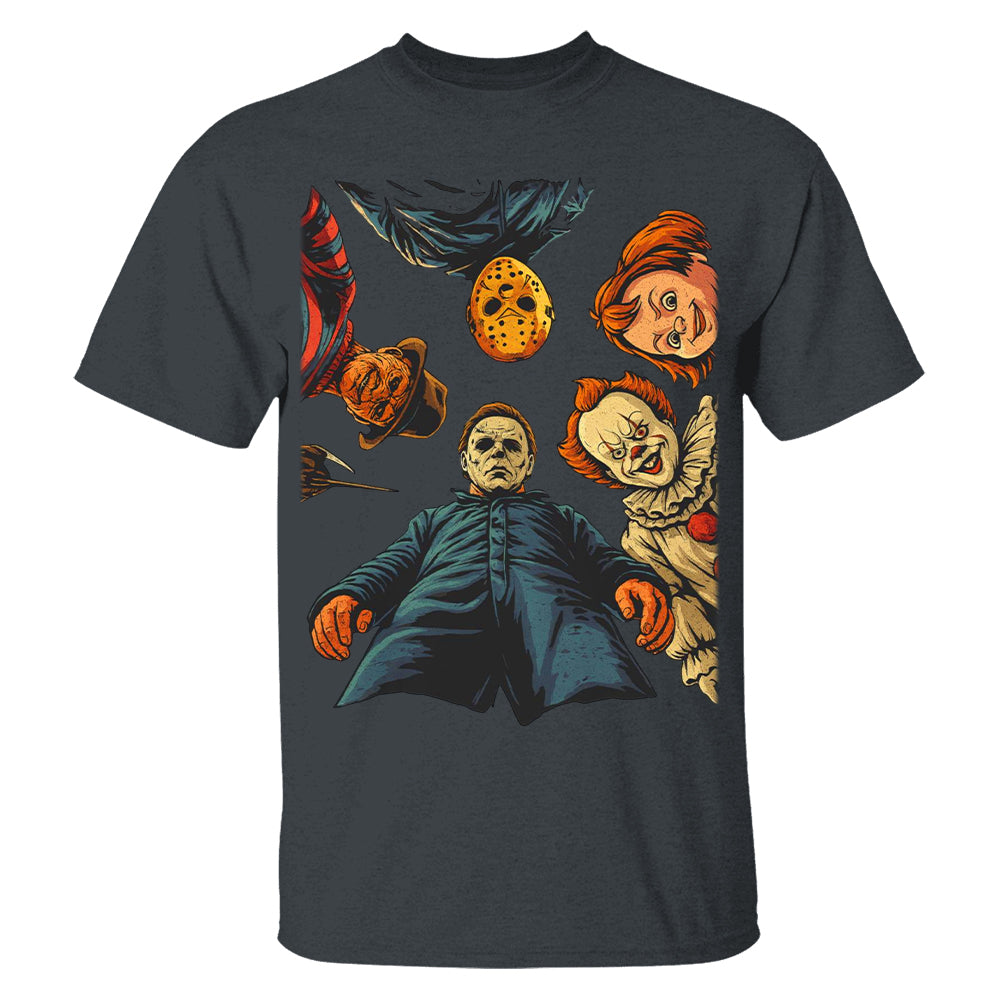 Halloween Characters - Horror Movie Shirt