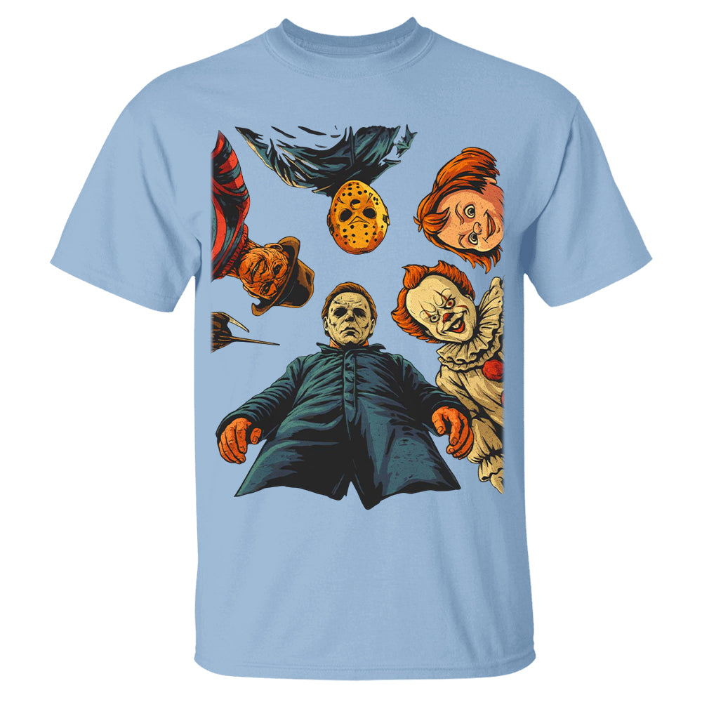 Halloween Characters - Horror Movie Shirt