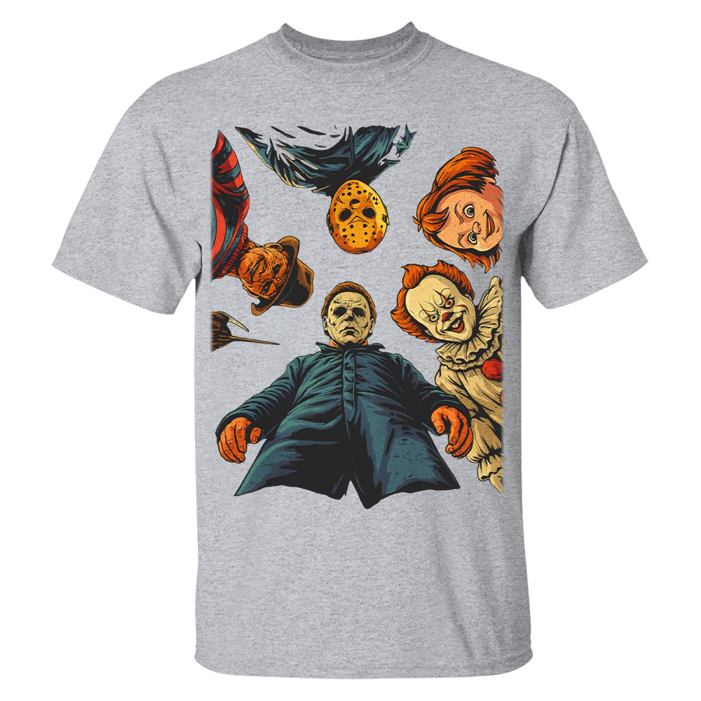 Halloween Characters - Horror Movie Shirt