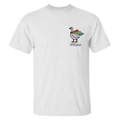 LGBTQ+ Silly Goose - 2D Unisex T-shirt