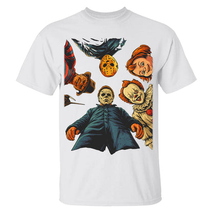 Halloween Characters - Horror Movie Shirt