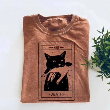 Tarot Card Black Cat - Shirt-Myprintsy