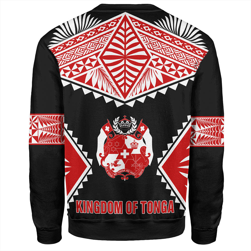 Tonga Sweatshirt Ngatu Pattern Islands Style