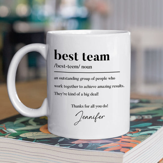 Thanks For All You Do My Team - Personalized Coffee Mug-Myprintsy