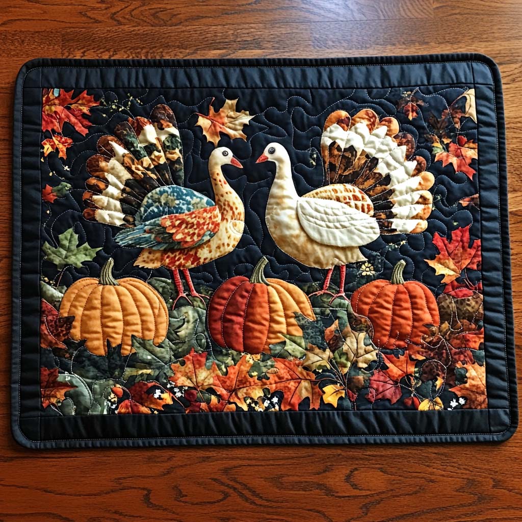 Thanksgiving Splendor Quilted Placemat VTQ-Myprintsy