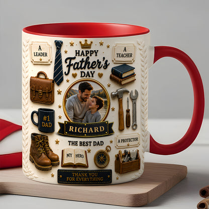 The Best Dad - Personalized Father Day Mug, Best Dad Mug - Mugs For Dad-Myprintsy