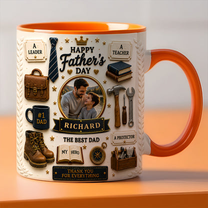 The Best Dad - Personalized Father Day Mug, Best Dad Mug - Mugs For Dad-Myprintsy