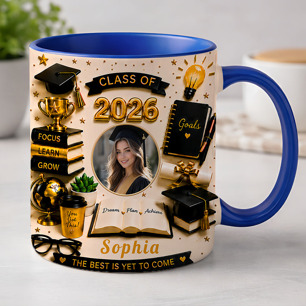The Best Is Yet To Come - Personalized Graduation Cup-Myprintsy