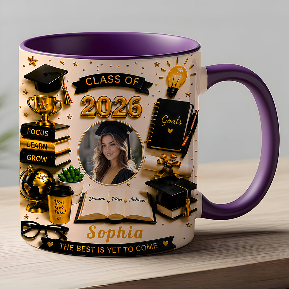 The Best Is Yet To Come - Personalized Graduation Cup-Myprintsy