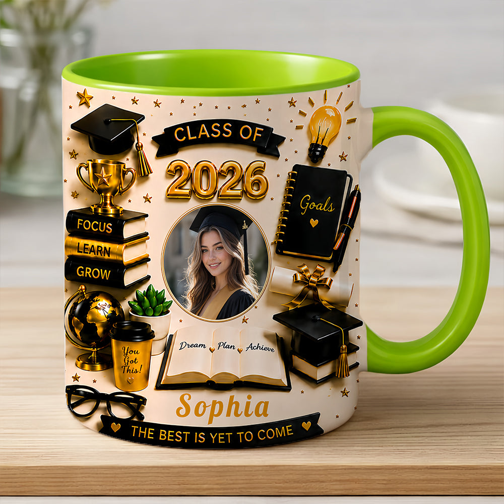 The Best Is Yet To Come - Personalized Graduation Cup-Myprintsy