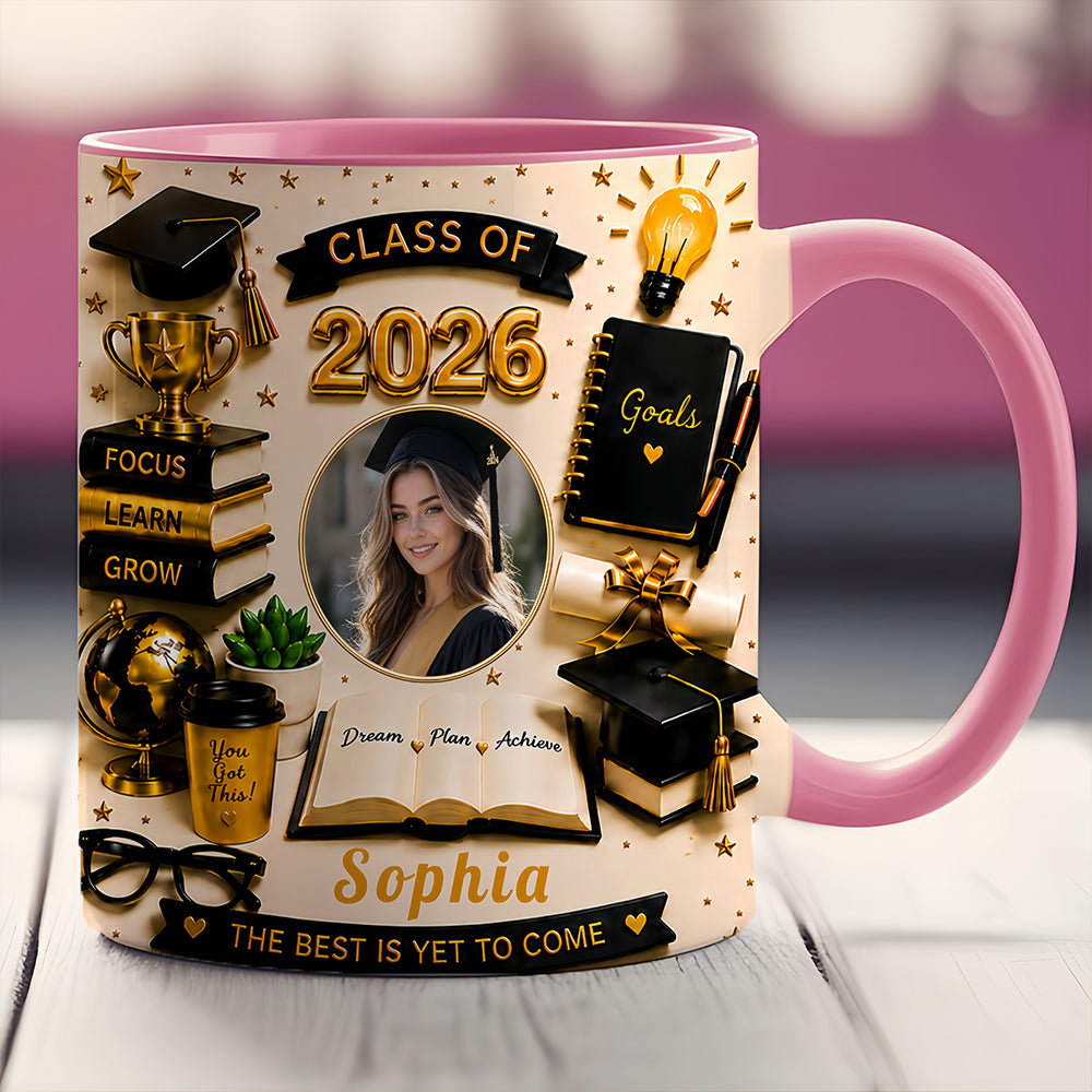 The Best Is Yet To Come - Personalized Graduation Cup-Myprintsy
